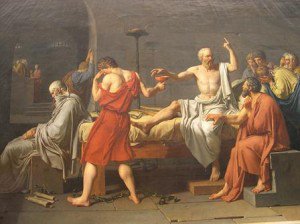 The Death of Socrates by Jacques Louis David