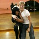 Lil Kim and parnter Derek Hough during practice
